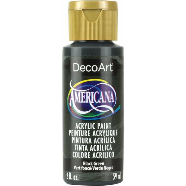 Deco Art BLK GREEN -AMERICANA PAINT 2 OZ DA-157